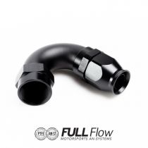 Front side of Full Flow PTFE Hose End Fitting 150 Degree AN-12