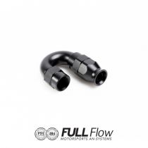 Front side of Full Flow PTFE Hose End Fitting 180 Degree AN-6
