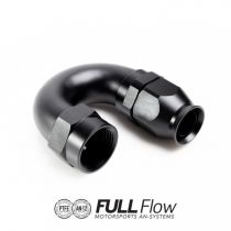 Front side of Full Flow PTFE Hose End Fitting 180 Degree AN-12