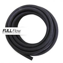 Front side of Black Nylon Braided Fuel Hose AN-4