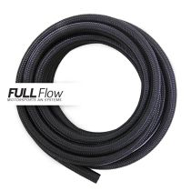 Front side of Black Nylon Braided Fuel Hose AN-10