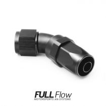 Front side of Full Flow AN Hose End Fitting 45 Degree AN-12