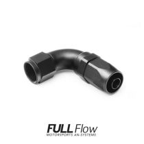 Nuke Full Flow AN Hose End Fitting 90 Degree AN Braided