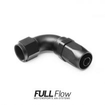 Front side of Full Flow AN Hose End Fitting 90 Degree AN-6