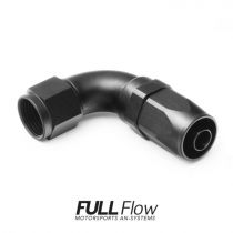 Front side of Full Flow AN Hose End Fitting 90 Degree AN-10