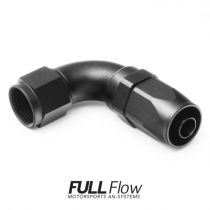 Front side of Full Flow AN Hose End Fitting 90 Degree AN-12