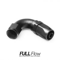 Front side of Full Flow AN Hose End Fitting 120 Degree AN-8