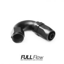 Front side of Full Flow AN Hose End Fitting 150 Degree AN-6
