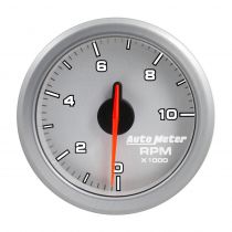 Autometer 2-1/16" Tach, 0-10,000 Rpm, Airdrive, Silver