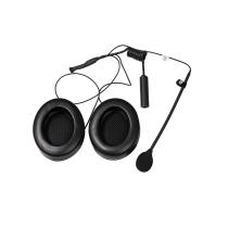 Stilo Open Face helmets intercom kit with earmuffs - WRC electronics