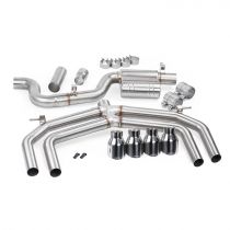 APR Catback Exhaust System w/o valves/mufflers for Audi S3 (8V) PN:CBK0019