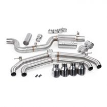 APR Catback Exhaust System w/o valves/mufflers for MK7.5 Golf R PN:CBK0020