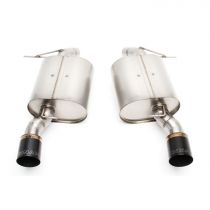 Dinan Free Flow Exhaust with Black Tips for BMW 335i E92 E93 PN:D660-0011-BLK
