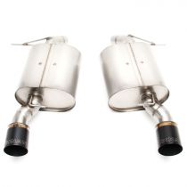 Dinan Free Flow Exhaust With Black Tips E90 Sedan w/ M-Tech Bumper PN:D660-0041-BLK