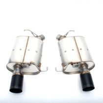 Dinan Free Flow Black Stainless Exhaust for BMW F10 535i PN:D660-0051-BLK