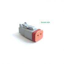 Racedom Female Deutsch 2 Pins Waterproof DT Electrical Connector