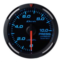 Defi Blue Racer Pressure Gauge Metric 52mm 10 Bar