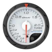 Defi White Advance CR Boost Metric 52mm Gauge 2.0 BAR