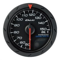 Defi Black Advance CR 52mm Oil Temperature Gauge 150 C
