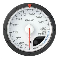 Defi White Advance CR 60mm Oil Temperature Gauge 150 C