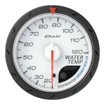 Defi White Advance CR 60mm Water Temperature Gauge 120°C