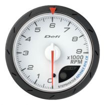 Defi White Advance CR 60mm Tachometer Gauge 9000 RPM