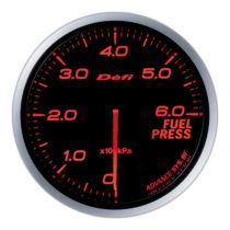Defi Red Defi Advance BF Fuel Pressure Gauge 60mm 6Bar