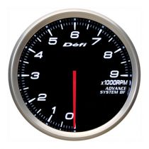 Defi White Defi Advance BF Tachometer Gauge 80mm 9000rpm