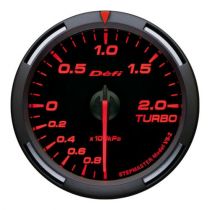 Defi Red Racer Turbo - Boost Gauge Metric 60mm 2 Bar