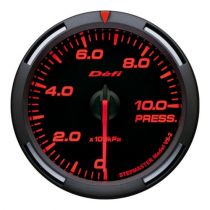 Defi Red Racer Pressure Gauge Metric 60mm 10 Bar
