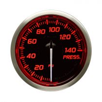 Defi DF Red Racer N2 Pressure Gauge Imperial 52mm