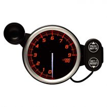 Defi DF Red Racer N2 Tachometer/Max 9000 RPM 80mm