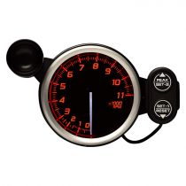 Defi DF Red Racer N2 Tachometer/Max 11000 RPM 80mm