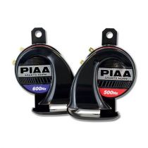 PIAA Dual Tone Horns Kit 500Hz/600Hz with weather resist cover (twin pack) - Front side