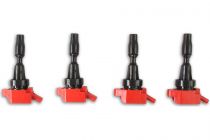 MSD Ignition Coils Blaster Series, Fits 2015-2020 Hyundai/Kia 1.6L Turbo, Red, 4-Pack