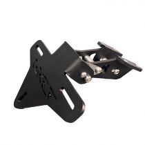 Foldable License Plate Universal Compatibility - Extended vVew