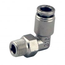 Turbosmart 1/8" NPT 90? Pushloc Fitting - SS - 1/4"