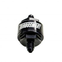 Turbosmart Billet Turbo Oil Feed Filter 44um -3AN - Black