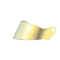 Stilo Short ST6 Visor Dark Mirror Yellow