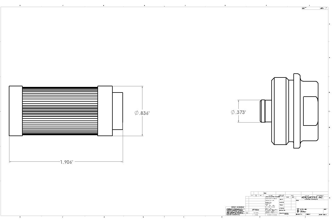 12302, 40-micron fabric replaceable element.