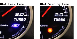 ADVANCE BF peak and warning LED
