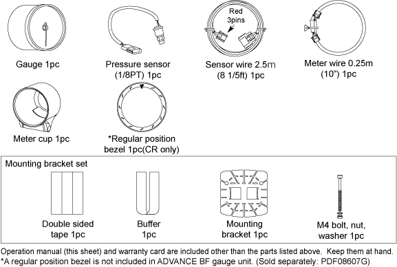 ADVANCE CR components