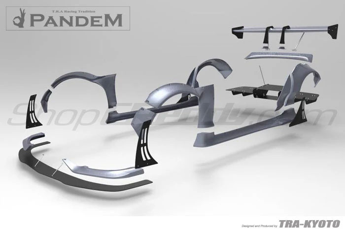 GReddy Wide-body Aero Kit with ducktail wing for Mazda RX8